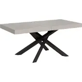 Itamoby Table Extensible 180/284X90 Cm Volantis Pieds Cachemire Anthracite