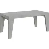 Itamoby Table Extensible 200/304X90 Cm Naxy Béton