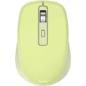Hama Souris multi-appareils ss fil 7 boutons "WM-450", radio/Bluetooth, Vert