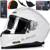 LS2 Ff811 Vector Ii Full Face Helmet Blanc XL