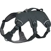 Ruffwear Harnais de soutien multi-usages pour chien Web Master, idéal pour la randonnée, le trail et le travail, à porter au quotidien, gris basa