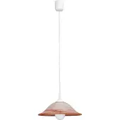 Rabalux Suspension 3955, 1 spot, Alabastro, E27, gris-argent, ronde, standard, ø310 mm