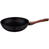 Berlinger Haus wok avec revetement en granit 28cm 3,2l Ebony Rosewood BH1719