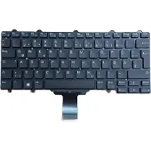 T-ProTek Clavier FRANÇAIS Noir avec trackpoint pour Dell Latitude P25S