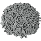 LEGO 1x1 Carreaux Gris clair - 3070b NOUVEAU Quantité 250x