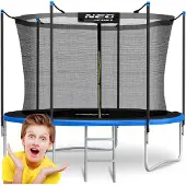 Neo-Sport Trampoline de jardin 6ft/183cm avec filet intérieur et échelle
