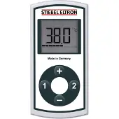 Stiebel Eltron Télécommande radio FFB 4 EU pour chauffe-eau instantané, grand écran LCD, sélection progressive de la température, comme autre télécommande radio, 234478