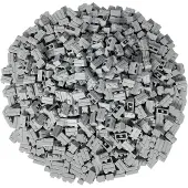 LEGO 1x2 Briques de construction gris clair - 98283 NOUVEAU ! Quantité 25x