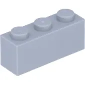LEGO 10 pièces 3622 Brick 1x3 Part Basic briques 10 gris clair