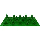LEGO Petit arbre Sapin Épicéa Vert - 2435 NOUVEAU ! Quantité 25x