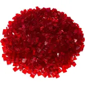 LEGO 1x1 Carreaux Transparent Rouge - 3070b NOUVEAU ! Quantité 500x