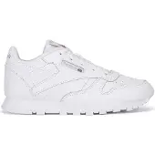 Reebok Classic Leather Trainers Blanc EU 33 Garçon