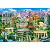 Castorland Puzzle 1000 pièces Monuments Célèbres 104901