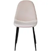 Venture Home Polar Chaise de salle à manger en velours, Beige.