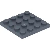 LEGO Paquet de 100 panneaux de construction, 4x4, gris foncé