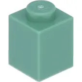 LEGO 250 pièces , pièce c. 3005 en vert sable