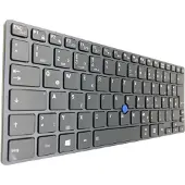 T-ProTek FRANÇAIS - Clavier noir éclairage compatible avec Toshiba Tecra X40-D-14T