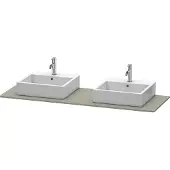 Duravit Console XSquare, 2 découpes, 1600x16x550mm, XS063HB9292