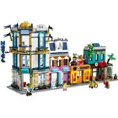 LEGO Creator Rue Principale 31141 - Set de Construction 3 en 1, 1459 Pièces, 9+ Ans