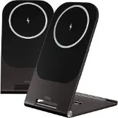 Forever Allity chargeur sans fil 2-en-1 pour téléphone, support de bureau