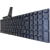 T-ProTek Clavier FRANÇAIS Noir avec éclairage compatible avec SAMSUNG NP-SF510