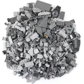 LEGO Briques spéciales Mélange gris clair gris foncé NOUVEAU Quantité 100x - Chaque mélange est composé individuellement