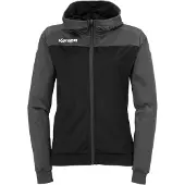 Kempa Prime Tracksuit Jacket Noir,Gris S Femme