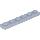 LEGO 1x6 plaque 3666 - 100 pièces gris clair