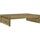 vidaXL Tabouret de jardin 120x80 cm Bois de pin imprégné