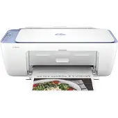 HP Imprimante multifonction couleur sans fil DeskJet 2822e, Instant Ink ; photocopieuse, scanner, imprimante thermique, impression couleur, 4 800 x 1 200 ppp, A4, impression directe, bleu