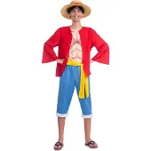 MOM Luffy Men Costume Rouge L Enfants