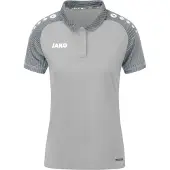 Jako Polo Performance Femme - Gris clair / Gris pierre