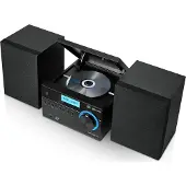 VCM Majestic Micro HI FI DAB/DAB+/FM stéréo avec lecteur CD/MP3 Bluetooth et entrées USB et AUX-IN