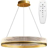 Toolight Lampe Suspendue APP1190-CP 60cm Gold