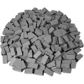 LEGO 2x2x3 Tuiles Gris clair pour toit - 3684c NOUVEAU Quantité 100x