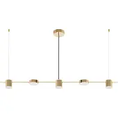 Toolight Lampe Suspendue Led APP929-5CP Gold