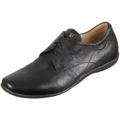Think! Chaussure à lacets 'Schnürschuh Herren 88612-00 Echtleder in schwarz' noir
