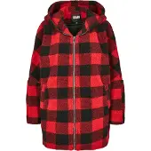 Urban Classics Veste mi-saison grenadine / rouge rubis / noir