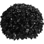 LEGO Briques 1x2 Noir - 3004 NOUVEAU ! Quantité 250x