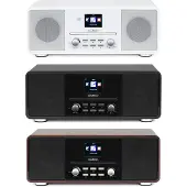 Reflexion HRA19INT/BK Radio Internet de table DAB+, FM, AUX, Bluetooth, CD Noir (HRA19INT/BK)