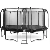 Salta First Class - Ø 487cm - noir - filet de sécurité inclus