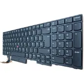 T-ProTek Cadre de clavier allemand,éclairage,trackpoint pour Lenovo ThinkPad E580 20KSCTO1WW