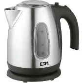 EDM Kettle 1.7l Argenté One Size / EU Plug 220V