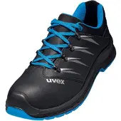 Uvex 2 trend Chaussures basses S3 bleu, noir largeur 11 Gr. 42