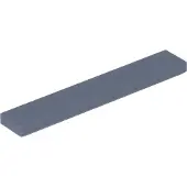 LEGO 1x6 carreaux 6636 - 100 pièces gris bleuté foncé