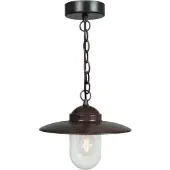 Nordlux Lampe à suspendre extérieure Luxembourg, couleur rouille, IP23, 72805009