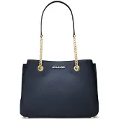 Michael Kors Sac à main Teagan Large bleu foncé