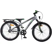 Volare Vélo enfant Cross - Garçons - 20 pouces - Gris foncé