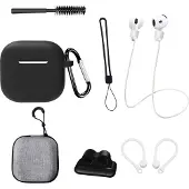 INF Ensemble de huit pièces pour AirPods 4e génération en noir