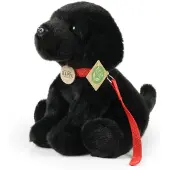 Rappa Chien en peluche labrador avec laisse, 28 cm, ÉCOLOGIQUE